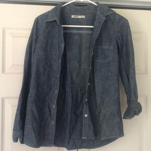 Denim button up